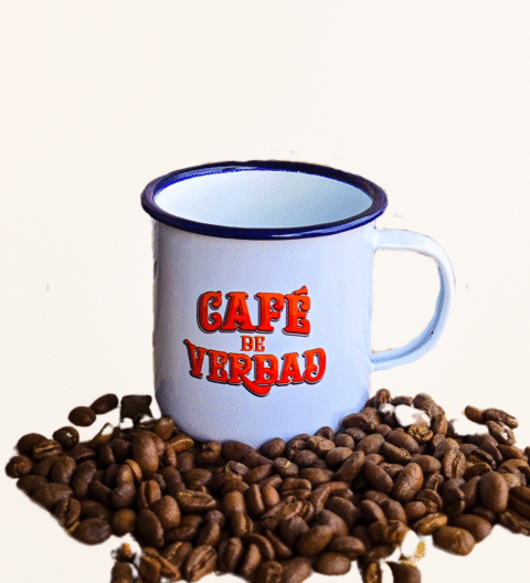 Mug de Peltre Cafe de Verdad